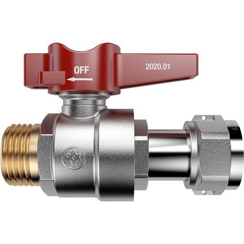 Кран кульовий з НГ MIRAYA ЗВ