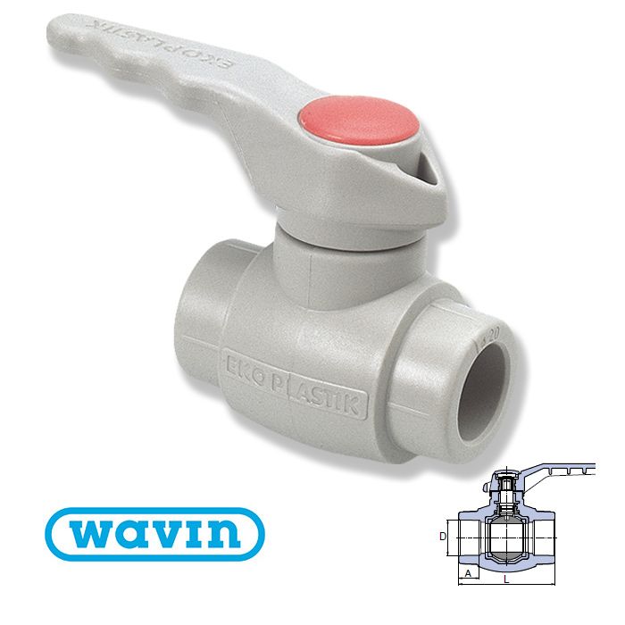 Кран кульовий Ек