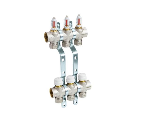 Колектор для теплої підлоги MAREK 1"x3/4