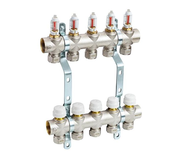 Колектор для теплої підлоги MAREK 1"x3/4