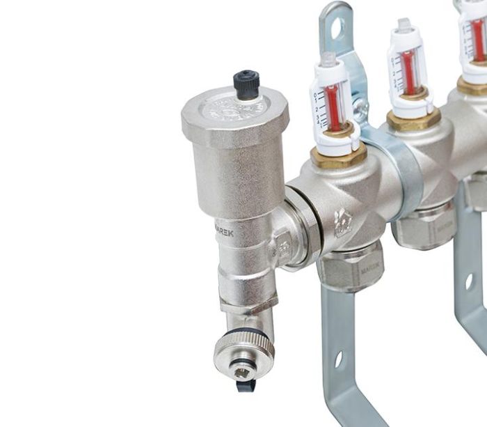 Кінцевий елемент для колекторів з автоматичним розповітрювачем  MAREK