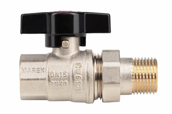 Кран кульовий з напівзгоном MAREK ЗВ
