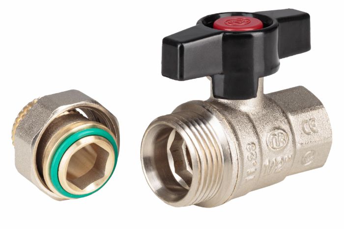 Кран кульовий з напівзгоном MAREK ЗВ