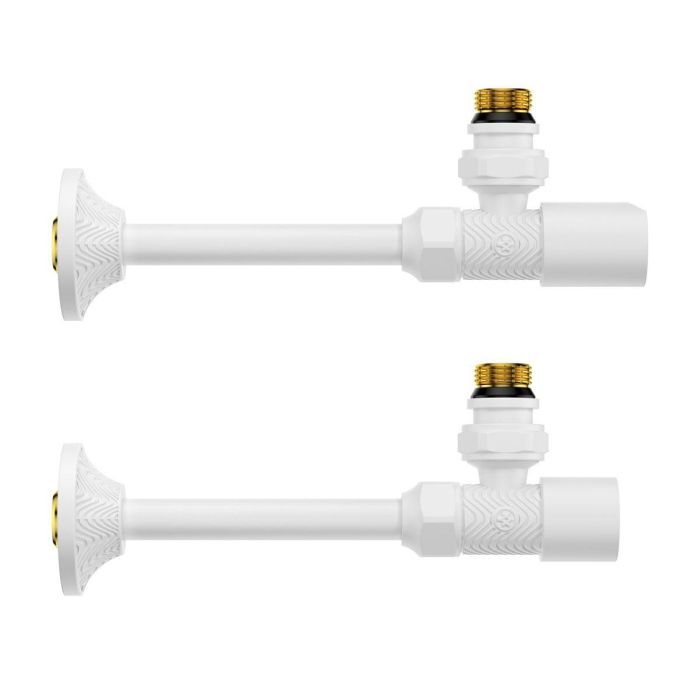 Комплект радіаторних кутових вентилів  з трубками MIRAYA LOTUS 1/2