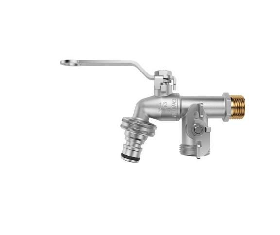 Кран садовий з коннектором і боковим відвідом MIRAYA PN15