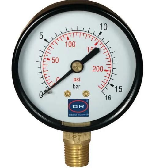 Манометр з радіальним приєднанням Officine Rigamonti