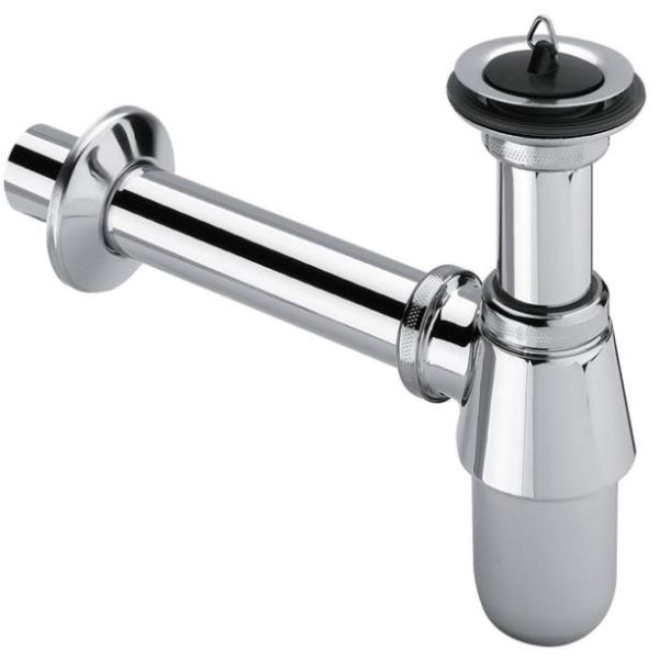 Сифон хром для умивальника пляшковий VIEGA