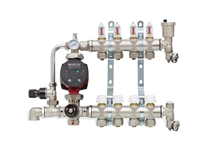 Колектор для теплої підлоги MAREK у зборі