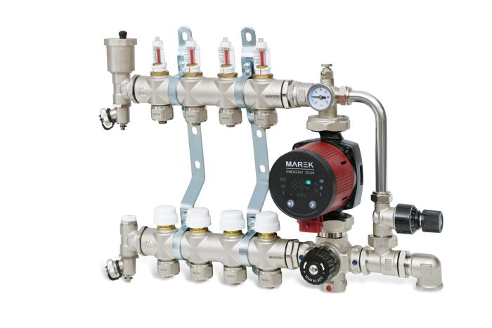 Колектор для теплої підлоги MAREK у зборі