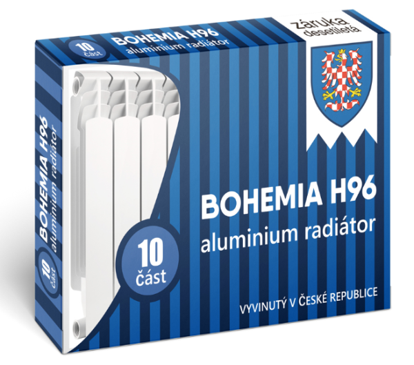 Радіатор алюмінієвий 198Вт BOHEMIA