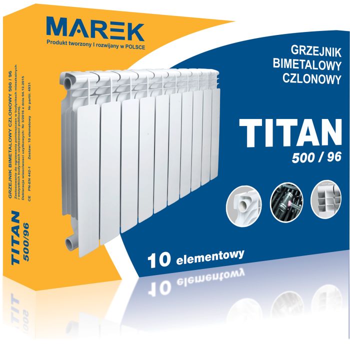 Радіатор біметалевий TITAN MAREK