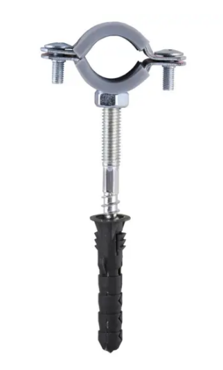 Хомут метал. "сірий" в упак. шпіл. M8/L80, дюб 12х60